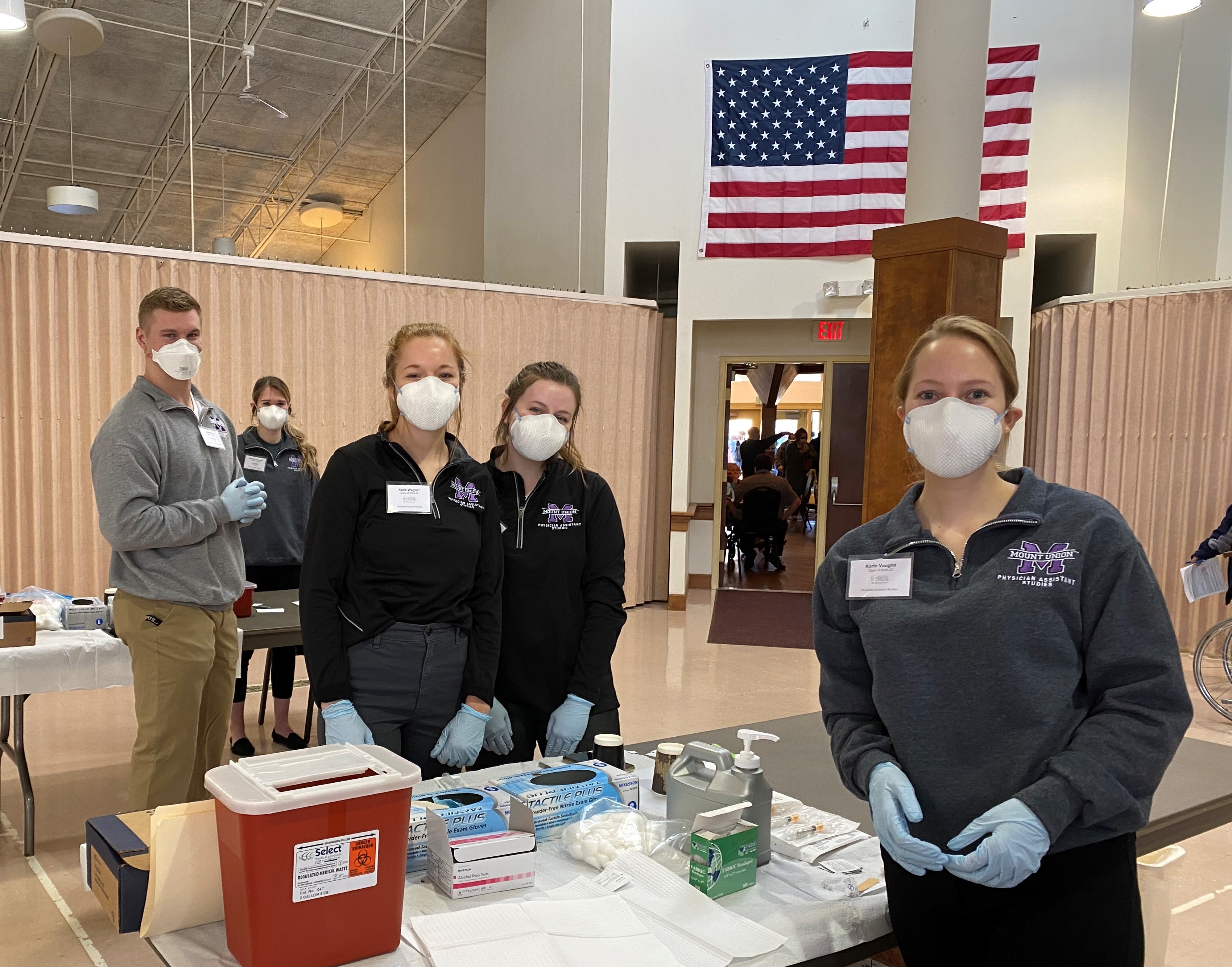 Mount Union PA Program Assists with Community COVID Vaccinations and Campus Testing Efforts